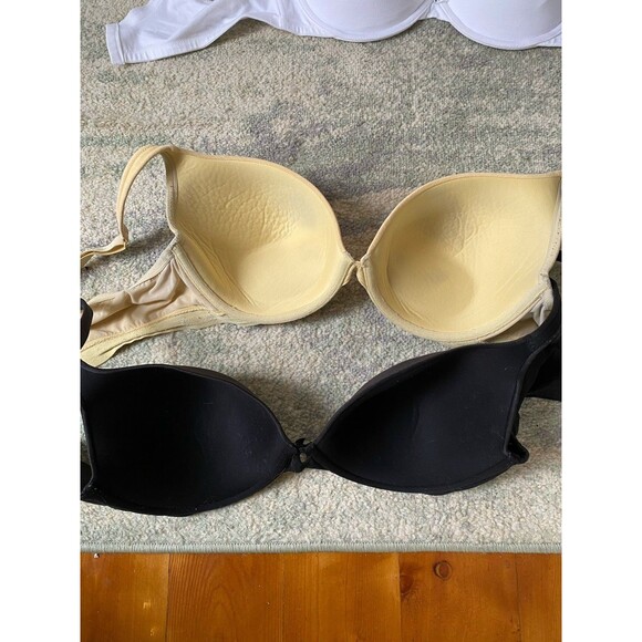 Cacique Bra Lot Of 7 Size 46C Multicolor Bra - Boost Plunge & Intuition Plunge - Picture 8 of 16